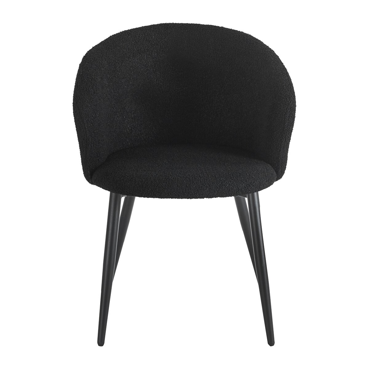 4RICO ASOLA waiting and living room chair, black color 2