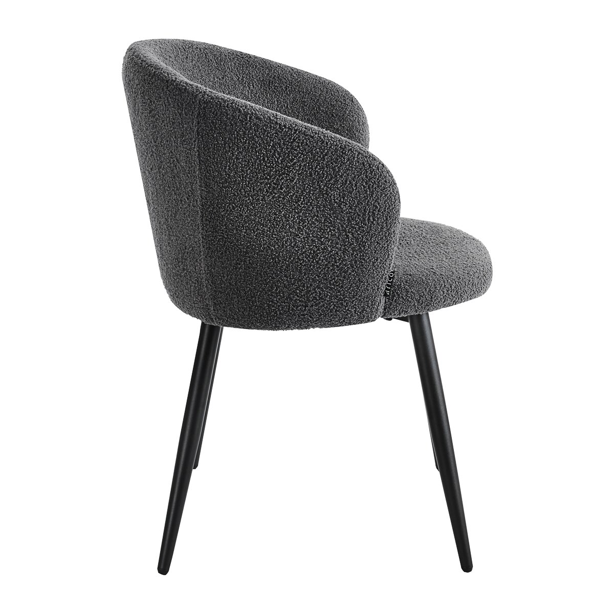 4RICO ASOLA waiting and living room chair, gray color 1