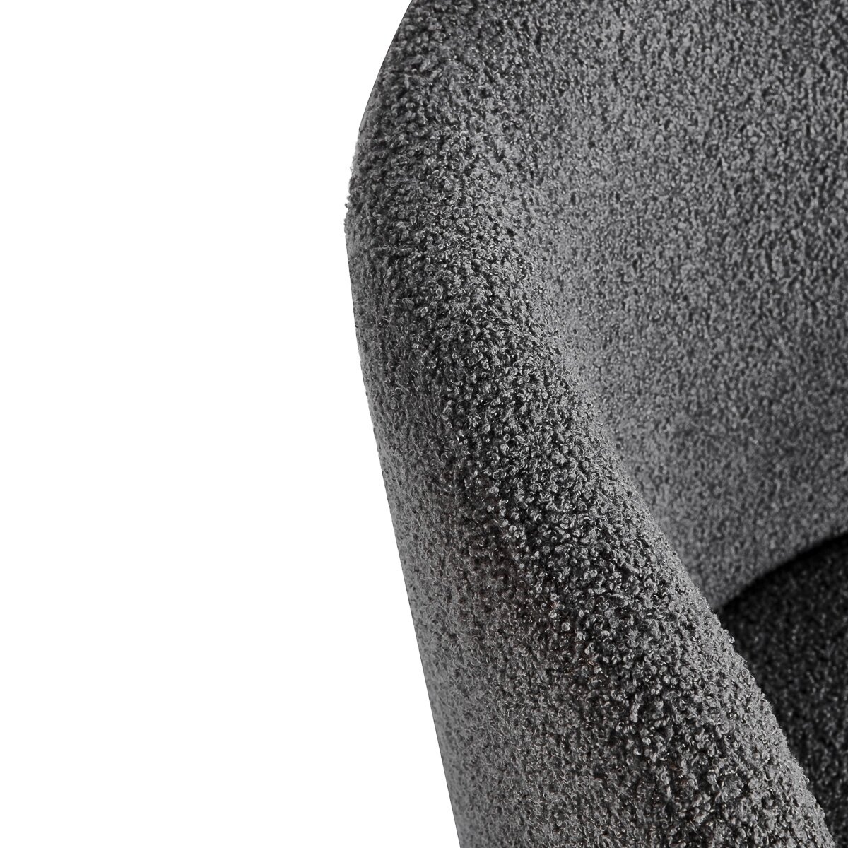 4RICO ASOLA waiting and living room chair, gray color 5