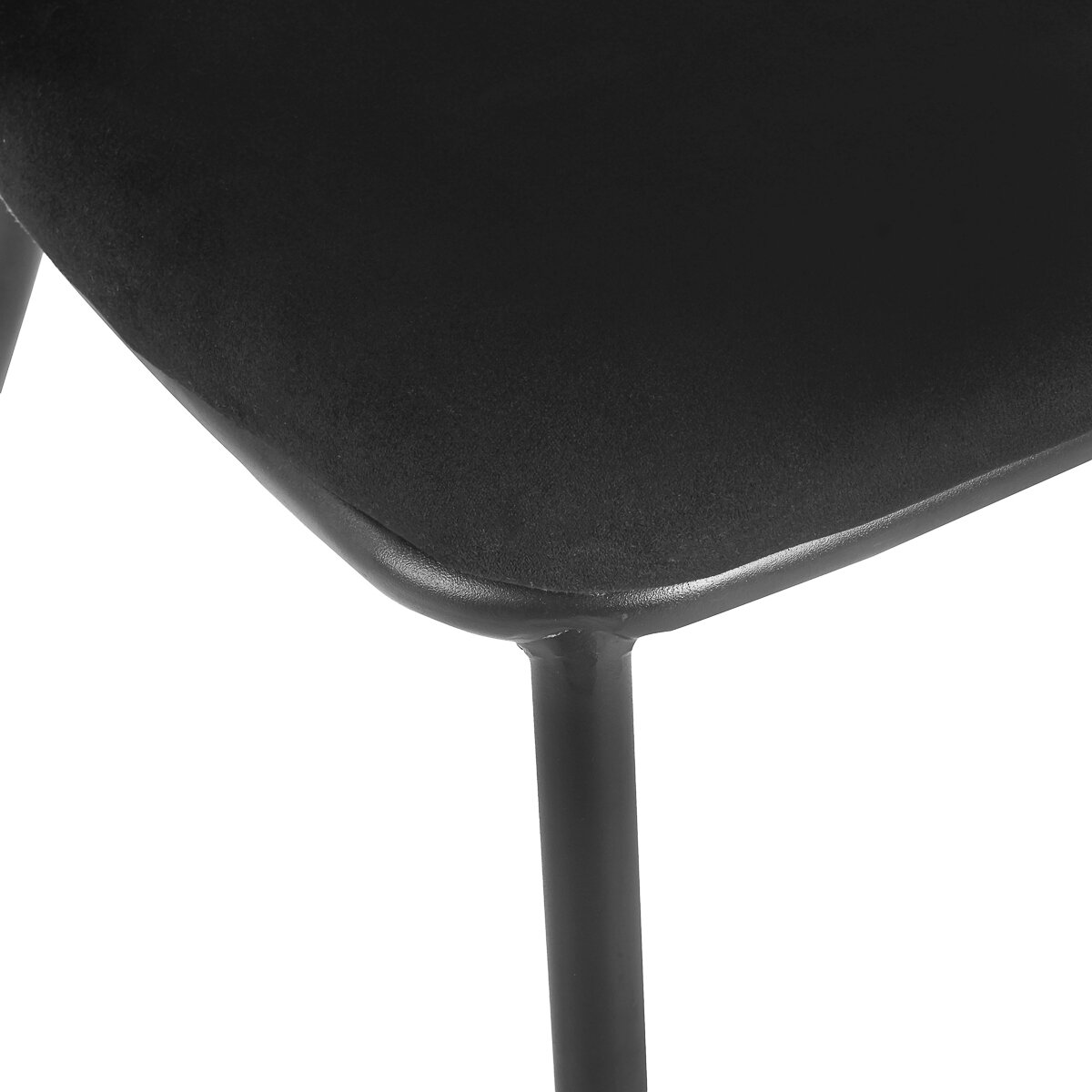 4RICO LINEA waiting and living room chair, black color 5