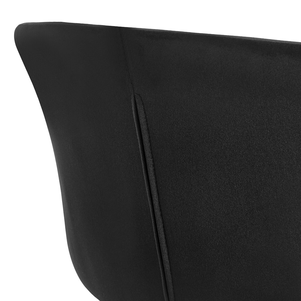 4RICO LINEA waiting and living room chair, black color 6