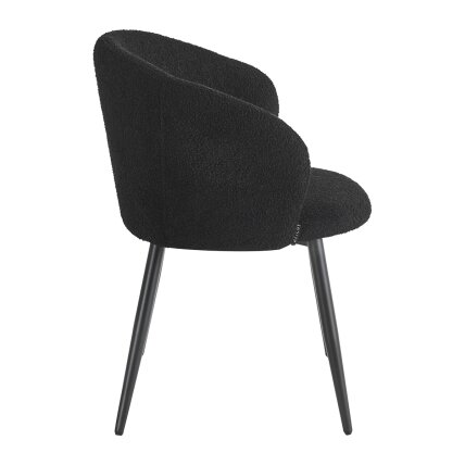 4RICO ASOLA waiting and living room chair, black color 1 4RICO ASOLA waiting and living room chair, black color 1