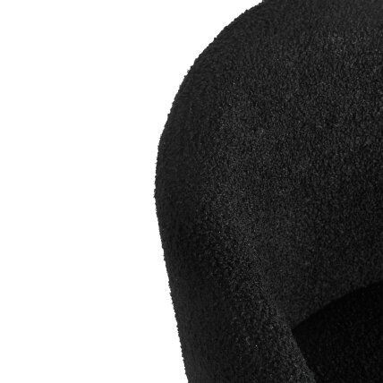 4RICO ASOLA waiting and living room chair, black color 4 4RICO ASOLA waiting and living room chair, black color 4