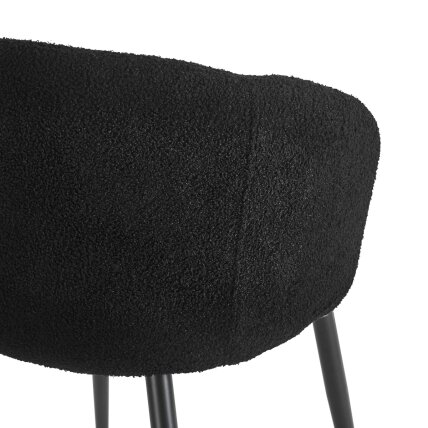 4RICO ASOLA waiting and living room chair, black color 6 4RICO ASOLA waiting and living room chair, black color 6