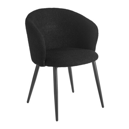 4RICO ASOLA waiting and living room chair, black color 4RICO ASOLA waiting and living room chair, black color