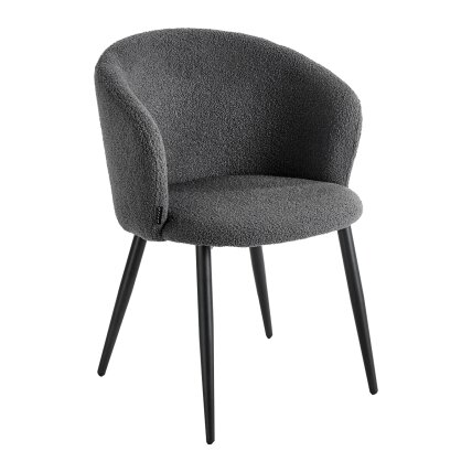 4RICO ASOLA waiting and living room chair, gray color