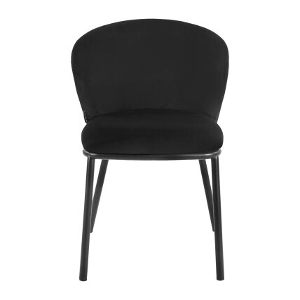 4RICO LINEA waiting and living room chair, black color 1