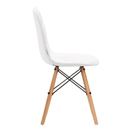 4Rico Scandinavian office and waiting room chair QS-185, white color 1 4Rico Scandinavian office and waiting room chair QS-185, white color 1