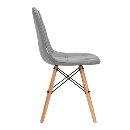 4Rico Scandinavian office and waiting room chair QS-185, gray color 1 4Rico Scandinavian office and waiting room chair QS-185, gray color 1