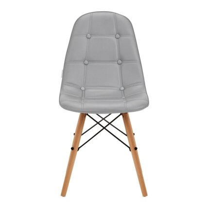 4Rico Scandinavian office and waiting room chair QS-185, gray color 2