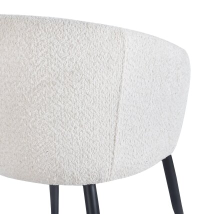 4RICO VERSO waiting and living room chair, white color 6