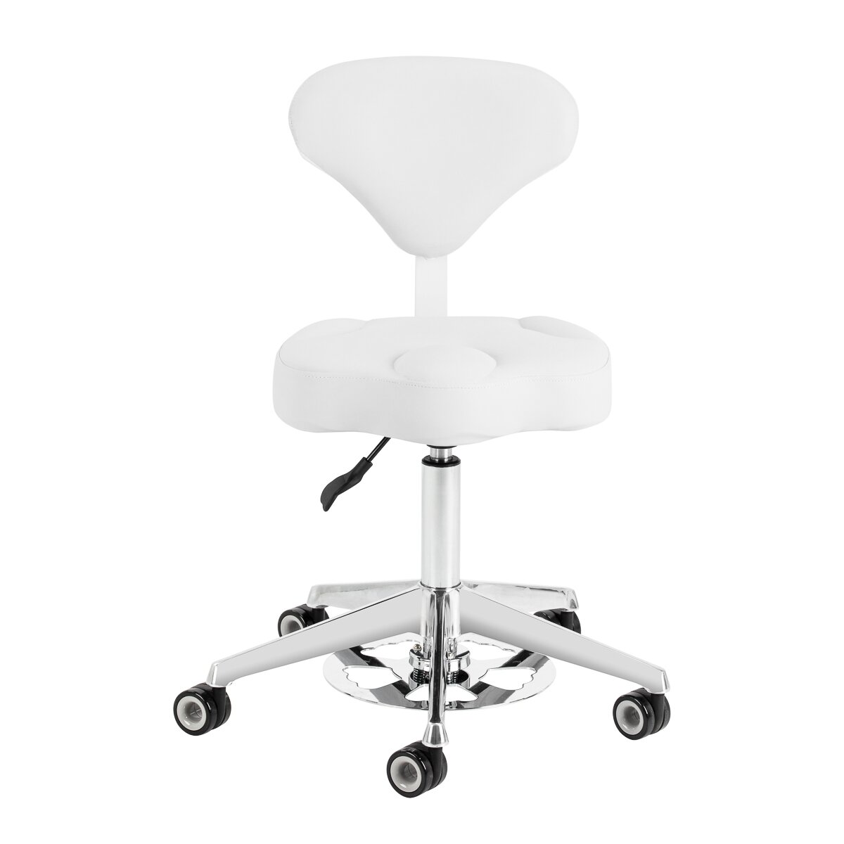 AZZURRO 156-F profesionali meistro kėdė grožio salonams, šaltai baltos spalvos 1 AZZURRO 156-F profesionali meistro kėdė grožio salonams, šaltai baltos spalvos 1
