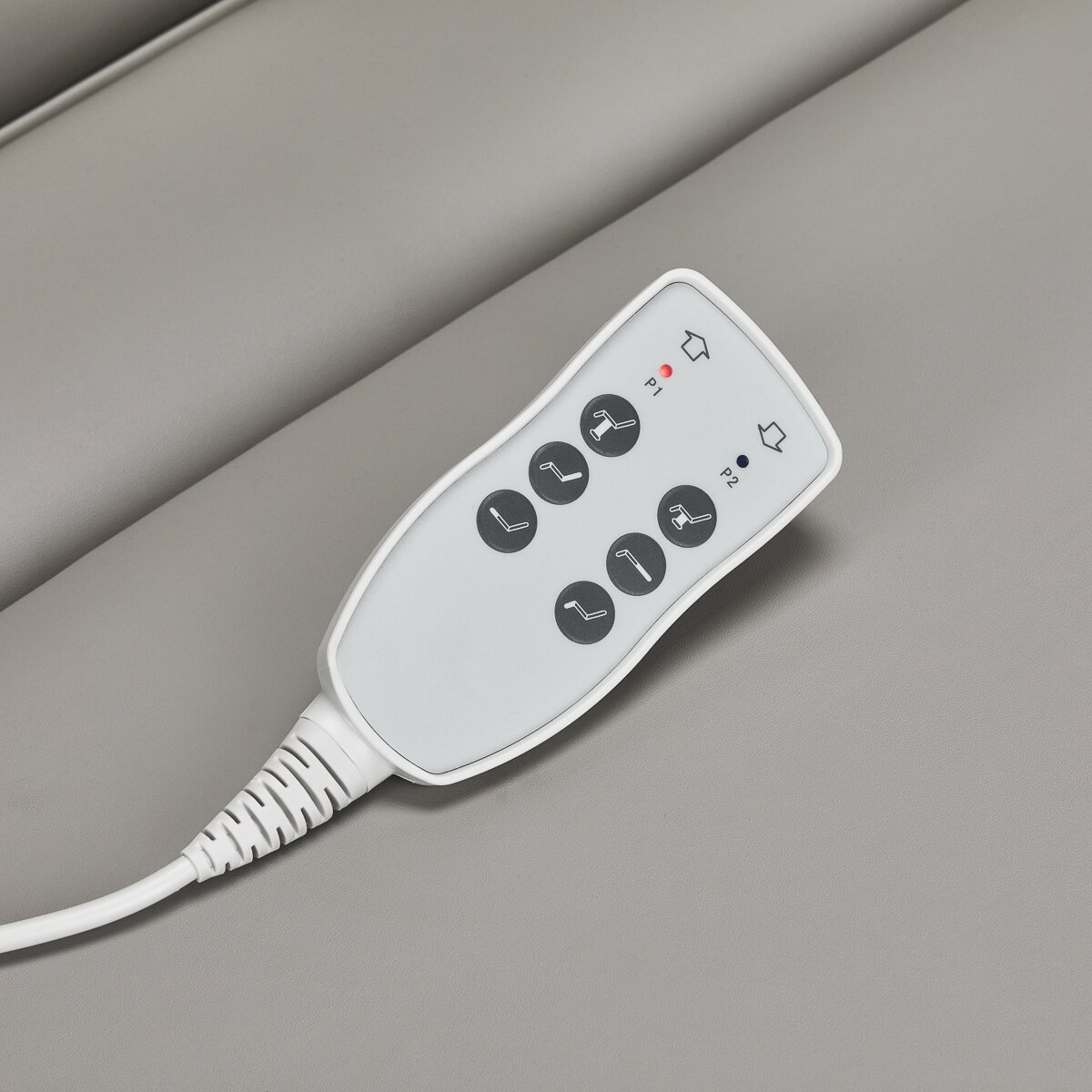 AZZURRO profesionali elektrinė kosmetologinė kėdė - gultas 891 (3 varikliai), pilkos spalvos 13 AZZURRO profesionali elektrinė kosmetologinė kėdė - gultas 891 (3 varikliai), pilkos spalvos 13