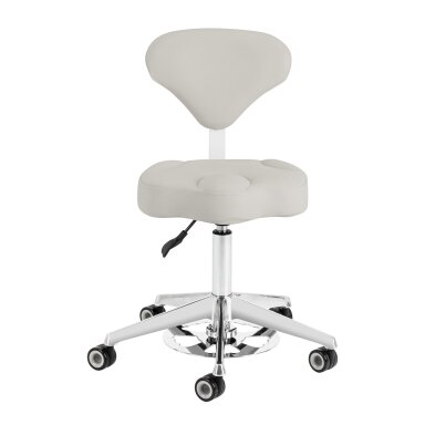 AZZURRO 156-F profesionali meistro kėdė grožio salonams, pilkos spalvos AZZURRO 156-F profesionali meistro kėdė grožio salonams, pilkos spalvos