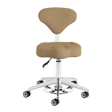 AZZURRO 156-F profesionali meistro kėdė grožio salonams, smėlio spalvos AZZURRO 156-F profesionali meistro kėdė grožio salonams, smėlio spalvos