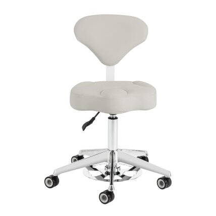AZZURRO 156-F profesionali meistro kėdė grožio salonams, pilkos spalvos 1