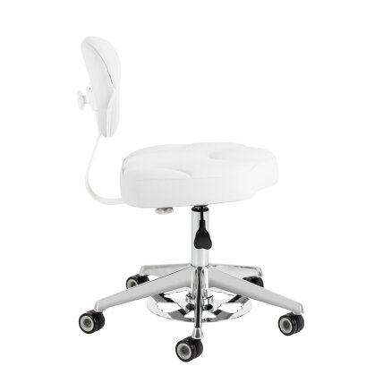 AZZURRO 156-F profesionali meistro kėdė grožio salonams, šaltai baltos spalvos 3 AZZURRO 156-F profesionali meistro kėdė grožio salonams, šaltai baltos spalvos 3