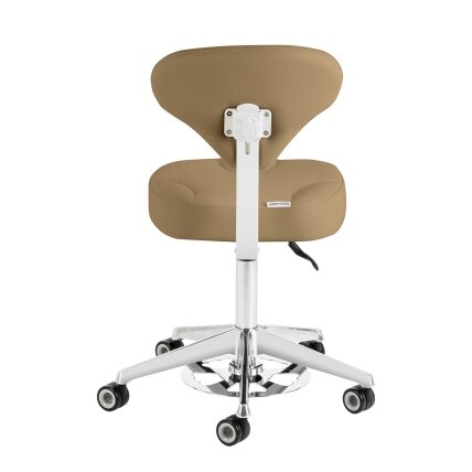 AZZURRO 156-F profesionali meistro kėdė grožio salonams, smėlio spalvos 2