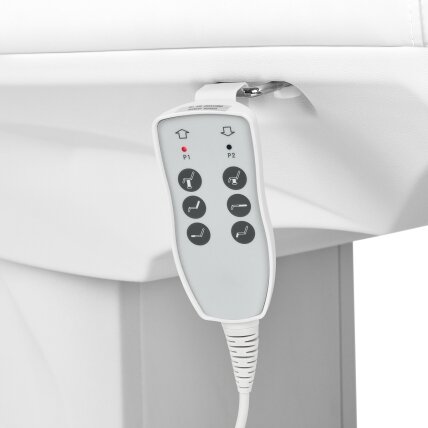 AZZURRO profesionali elektrinė kosmetologinė kėdė - gultas 891 (3 varikliai), baltos spalvos 9 AZZURRO profesionali elektrinė kosmetologinė kėdė - gultas 891 (3 varikliai), baltos spalvos 9