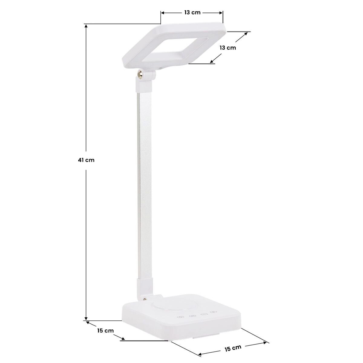 ELEGANTE RED LINE profesionali stalinė lempa manikiūro darbams ELEGANTE LED SQUARE 804, baltos spalvos 11