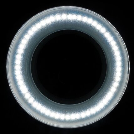 ELEGANTE RED LINE profesionali kosmetologinė lempa-lupa ELEGANTE 6027 60 LED SMD 5D (tvirtinama prie paviršių) 2 ELEGANTE RED LINE profesionali kosmetologinė lempa-lupa ELEGANTE 6027 60 LED SMD 5D (tvirtinama prie paviršių) 2