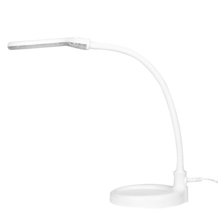 ELEGANTE RED LINE profesionali kosmetologinė stalinė LED lempa - lupa ELEGANTE 2014-2R 30 SMD 5D su stovu ir tvirtinimu prie paviršių funkcija, baltos spalvos ELEGANTE RED LINE profesionali kosmetologinė stalinė LED lempa - lupa ELEGANTE 2014-2R 30 SMD 5D su stovu ir tvirtinimu prie paviršių funkcija, baltos spalvos