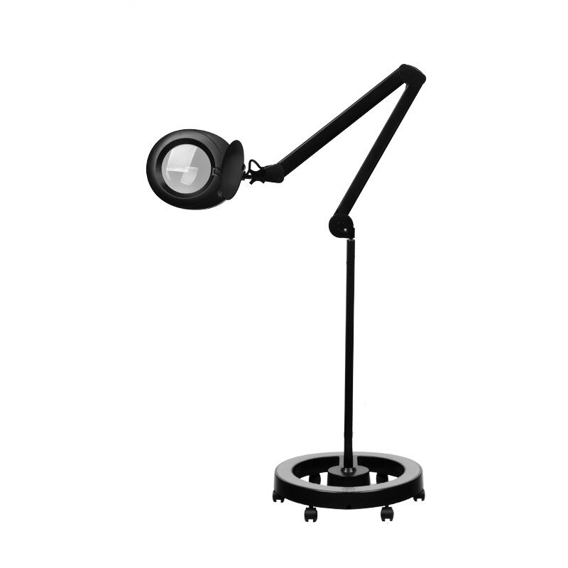 ELEGANTE RED LINE profesionali kosmetologinė LED lempa - lupa ELEGANTE 6025 60 SMD 5D, juodos spalvos (su stovu) ELEGANTE RED LINE profesionali kosmetologinė LED lempa - lupa ELEGANTE 6025 60 SMD 5D, juodos spalvos (su stovu)