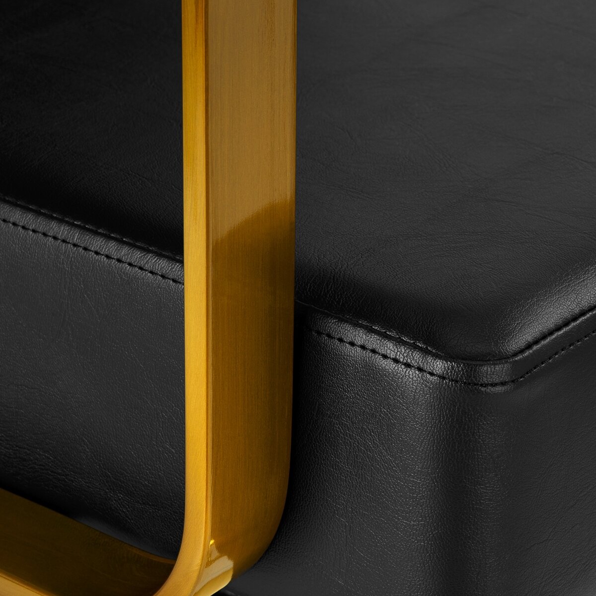 GABBIANO professional hairdressing chair GENUA, black and gold color 5 GABBIANO professional hairdressing chair GENUA, black and gold color 5