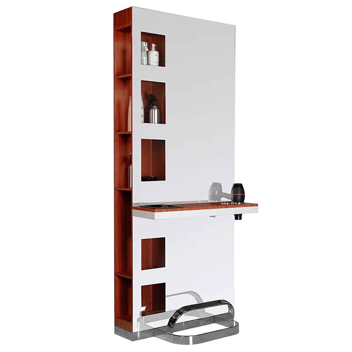 GABBIANO professional hairdressing console-mirror B058, cherry color 1 GABBIANO professional hairdressing console-mirror B058, cherry color 1
