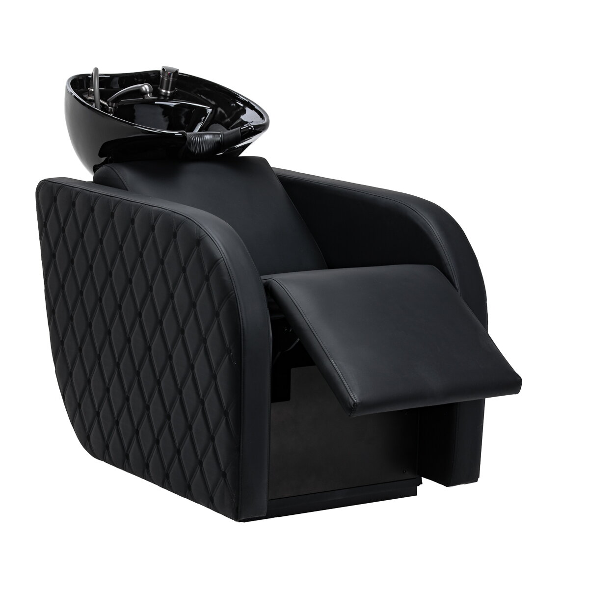 GABBIANO professional hairdressing sink INES with massage function, black 1