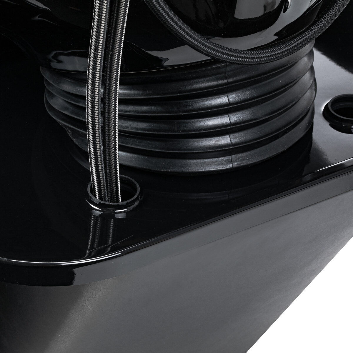 GABBIANO professional hairdressing sink INES with massage function, black 13 GABBIANO professional hairdressing sink INES with massage function, black 13