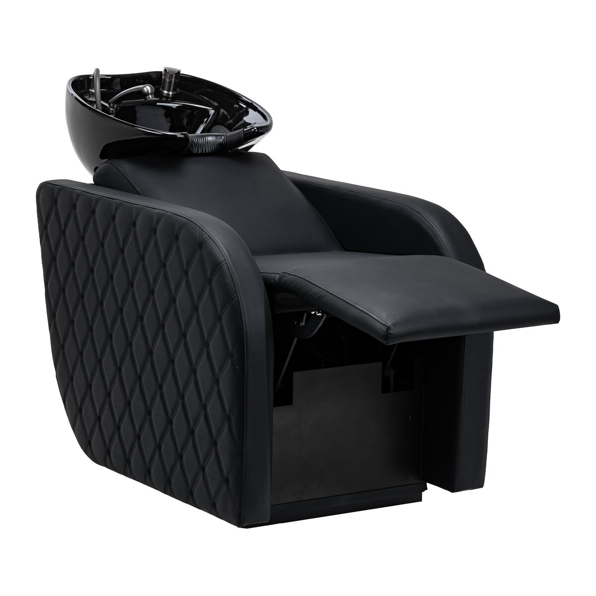 GABBIANO professional hairdressing sink INES with massage function, black 2 GABBIANO professional hairdressing sink INES with massage function, black 2