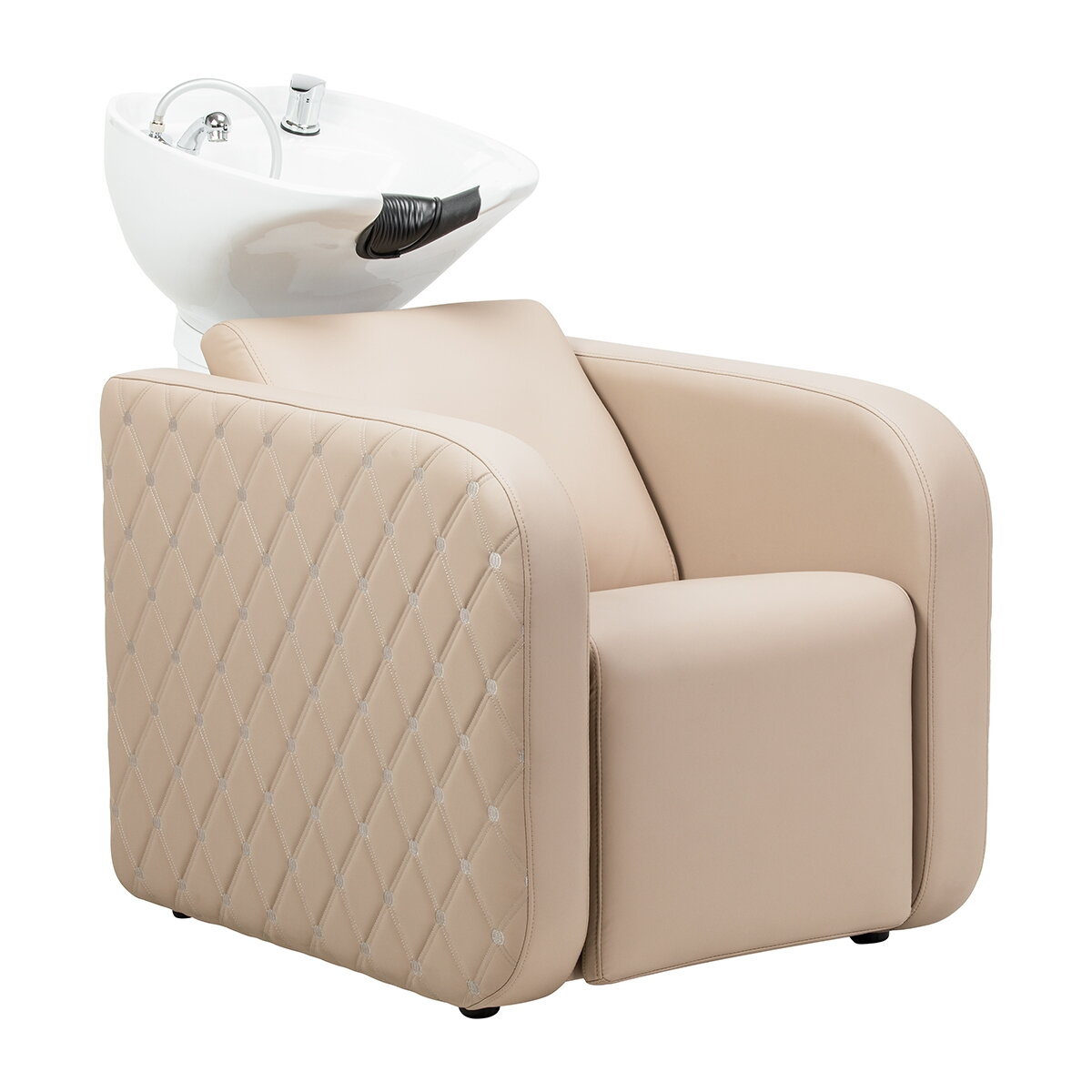GABBIANO professional hairdressing sink SYLVIA PLUS with massage function, cream color