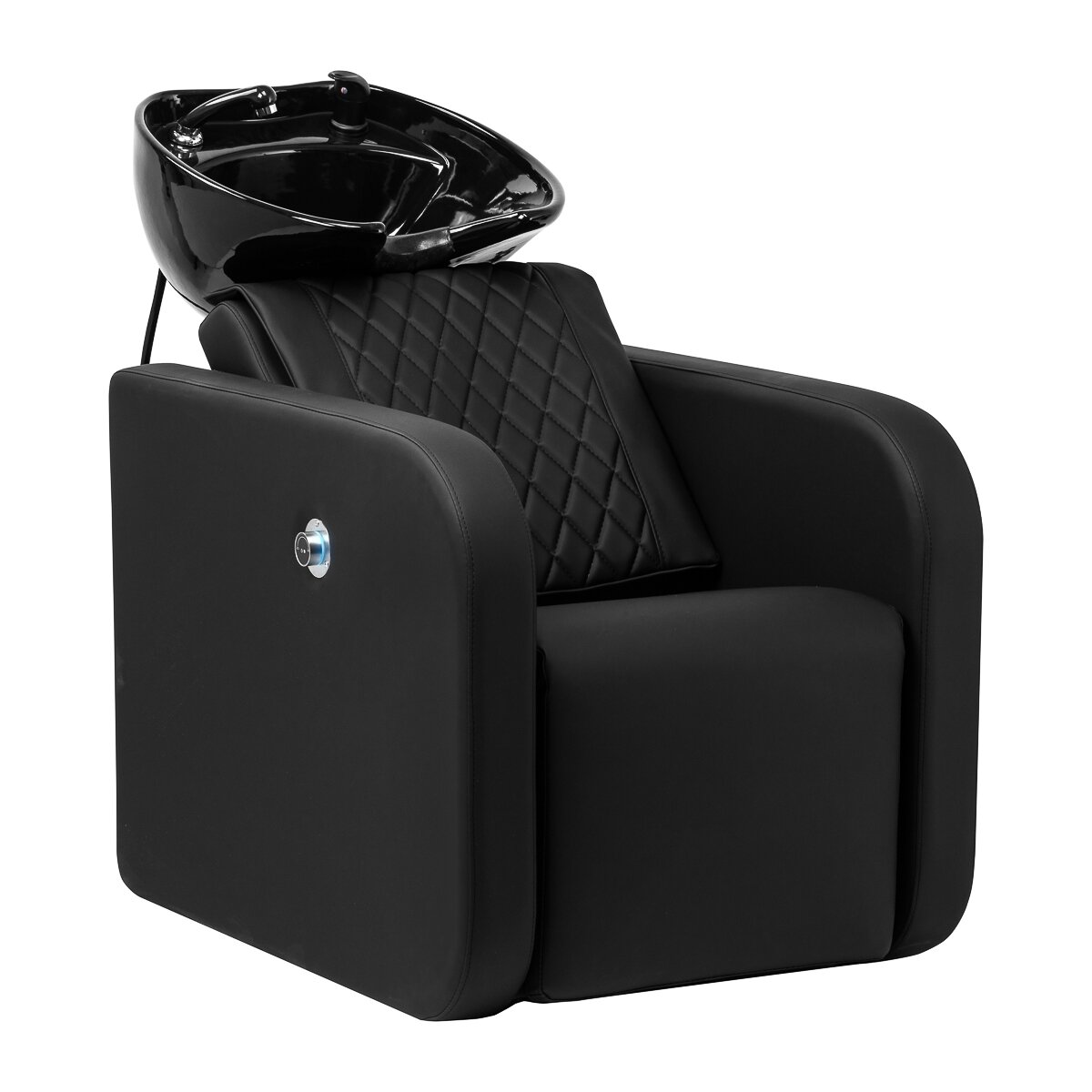 GABBIANO professional hairdressing sink SYLVIA with massage function, black GABBIANO professional hairdressing sink SYLVIA with massage function, black