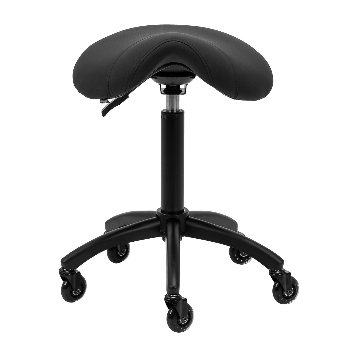 GABBIANO professional master chair-saddle for hairdressers and barbers D032, black 1 GABBIANO professional master chair-saddle for hairdressers and barbers D032, black 1