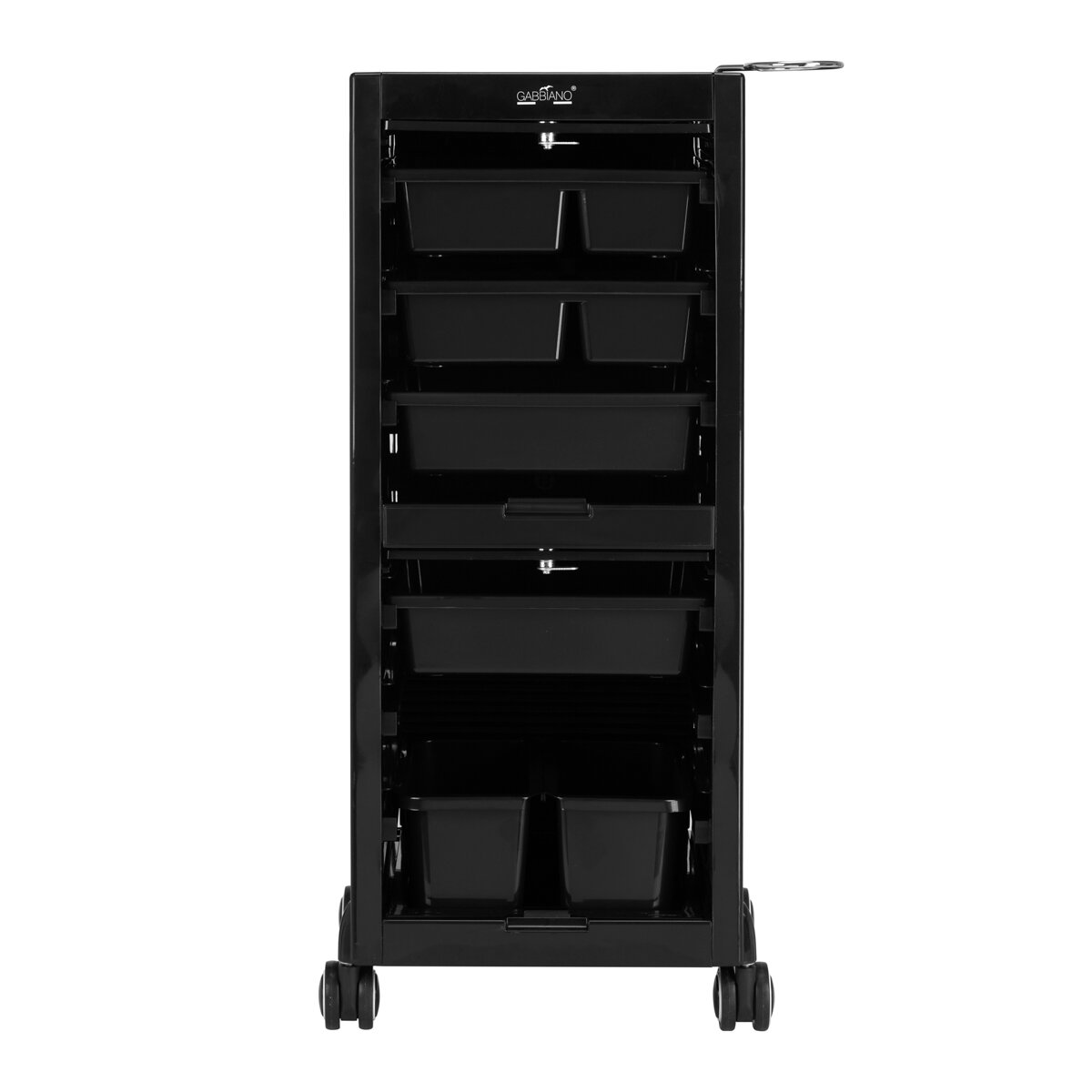 GABBIANO professional barber trolley 68C, black color 5 GABBIANO professional barber trolley 68C, black color 5