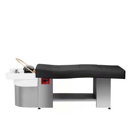 GABBIANO profesionali kirpyklos ir SPA grožio salonų plautuvė-gultas HEAD SPA 017, juodos spalvos 1 GABBIANO profesionali kirpyklos ir SPA grožio salonų plautuvė-gultas HEAD SPA 017, juodos spalvos 1