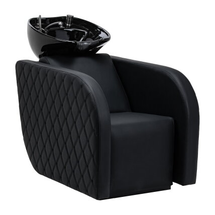 GABBIANO professional hairdressing sink INES with massage function, black