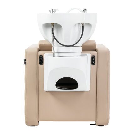 GABBIANO professional hairdressing sink SYLVIA PLUS with massage function, cream color 5