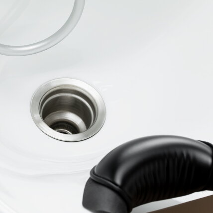 GABBIANO professional hairdressing sink SYLVIA PLUS with massage function, cream color 8