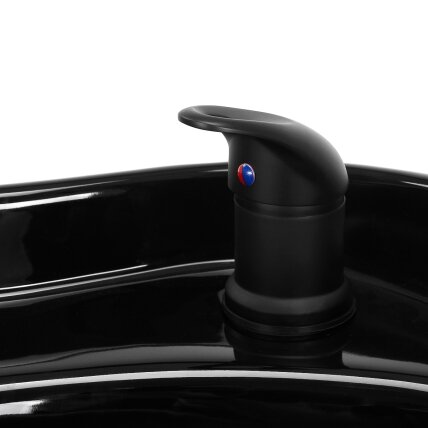 GABBIANO professional hairdressing sink VITORIA, black 9
