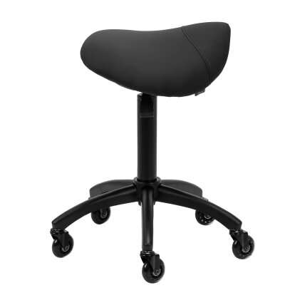 GABBIANO professional master chair-saddle for hairdressers and barbers D032, black 2