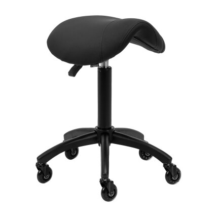 GABBIANO professional master chair-saddle for hairdressers and barbers D032, black GABBIANO professional master chair-saddle for hairdressers and barbers D032, black