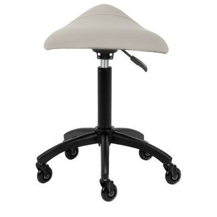 GABBIANO professional master chair - saddle for hairdressers and barbers D032, gray color 3