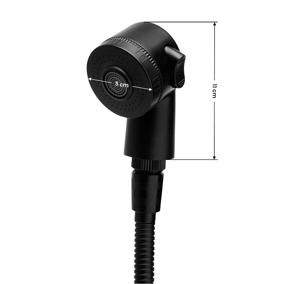 GABBIANO spare faucet for hairdressing sink S05, black color 3 GABBIANO spare faucet for hairdressing sink S05, black color 3
