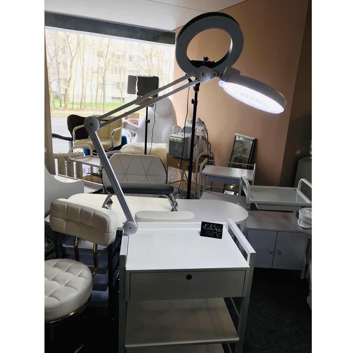 GIOVANNI CLASSIC 1019A professional cosmetic trolley, white color 14 GIOVANNI CLASSIC 1019A professional cosmetic trolley, white color 14