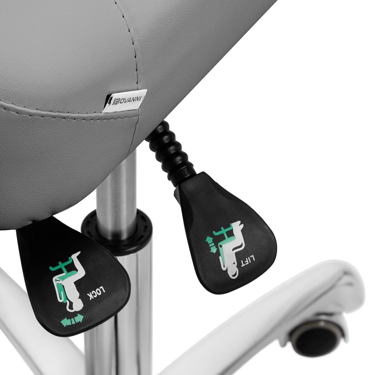 GIOVANNI CLASSIC 1005 professional podiatry chair for beauticians and beauty salons, gray color 6 GIOVANNI CLASSIC 1005 professional podiatry chair for beauticians and beauty salons, gray color 6