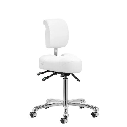 GIOVANNI CLASSIC 1005 profesionali podologinė meistro kėdė kosmetologams bei grožio salonams, baltos spalvos GIOVANNI CLASSIC 1005 profesionali podologinė meistro kėdė kosmetologams bei grožio salonams, baltos spalvos