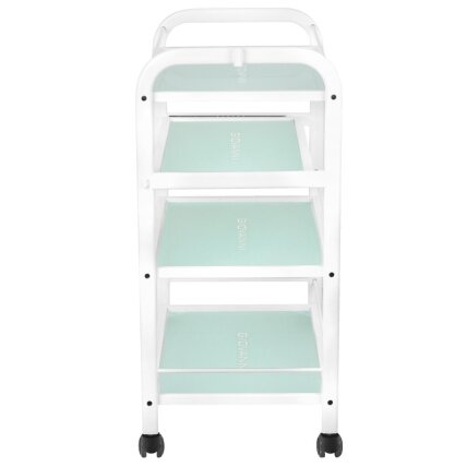 GIOVANNI CLASSIC 1015A professional cosmetic trolley (with pull-out shelf), white color 4 GIOVANNI CLASSIC 1015A professional cosmetic trolley (with pull-out shelf), white color 4