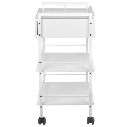 GIOVANNI CLASSIC 1019A professional cosmetic trolley, white color 2 GIOVANNI CLASSIC 1019A professional cosmetic trolley, white color 2